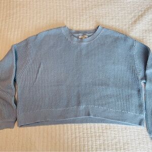 La Hearts Light Blue Crew Neck Sweater